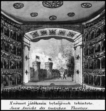 A Nmet Sznhz sznpada, 1830-as vek, Carl Vasquez litogrfija