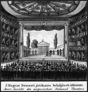 A Magyar Nemzeti Jtkszn sznpada, 1830-as vek, Vasquez litogrfija